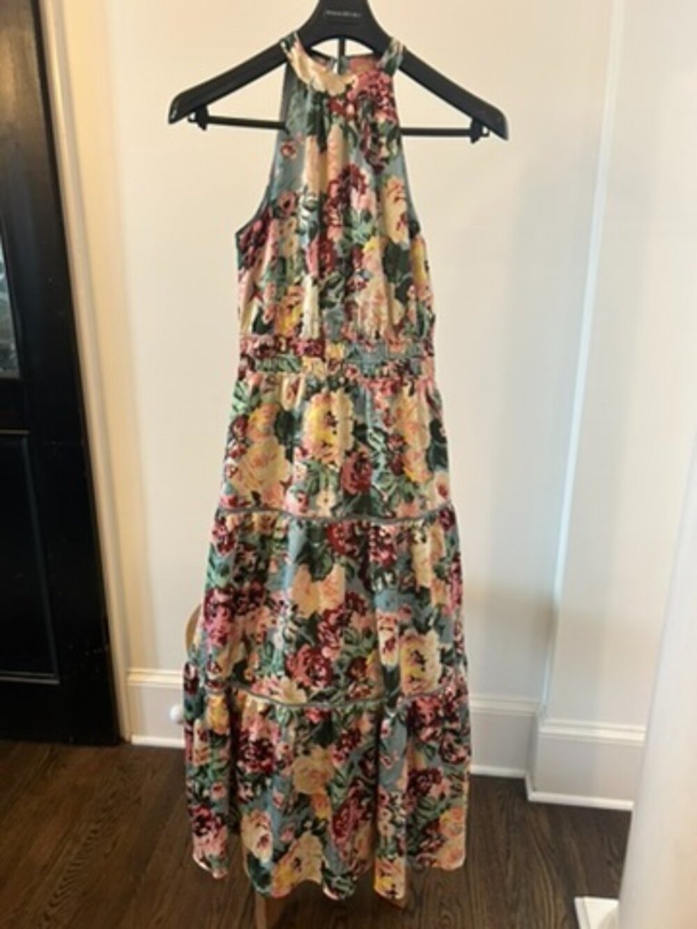 Floral summer tiered dress size M